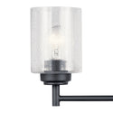 Four Light Bath from the Winslow Collection in Black Finish by Kichler