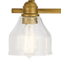 Three Light Bath from the Avery Collection in Natural Brass Finish by Kichler
