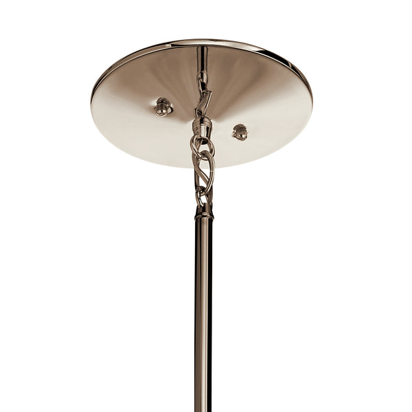 Seven Light Chandelier from the Calyssa Collection in Polished Nickel Finish by Kichler