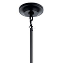 Six Light Chandelier from the Krysia Collection in Black Finish by Kichler