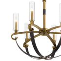 Six Light Chandelier from the Artem Collection in Natural Brass Finish by Kichler