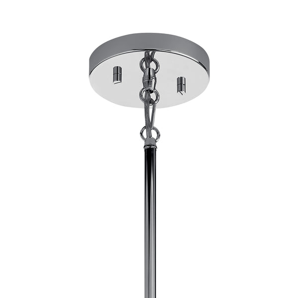 Four Light Foyer Pendant from the Pytel Collection in Chrome Finish by Kichler