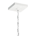 One Light Pendant from the Vath Collection in White Finish by Kichler
