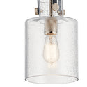 One Light Pendant from the Kitner Collection in Polished Nickel Finish by Kichler