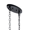 Six Light Foyer Chandelier from the Alexia Collection in Textured Black Finish by Kichler