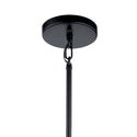 Four Light Pendant from the Birkleigh Collection in Black Finish by Kichler