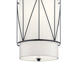 One Light Pendant from the Birkleigh Collection in Black Finish by Kichler