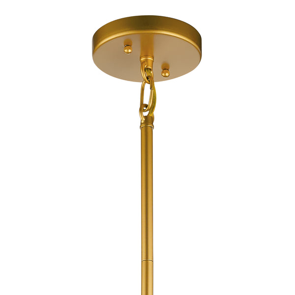 One Light Pendant from the Birkleigh Collection in Classic Gold Finish by Kichler