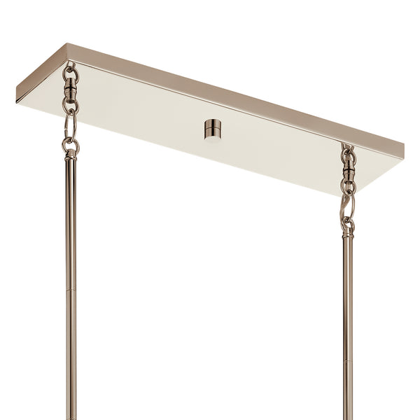 Five Light Linear Chandelier from the Tanis Collection in Auburn Stained Finish Finish by Kichler