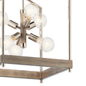Six Light Foyer Pendant from the Tanis Collection in Distressed Antique Gray Finish by Kichler
