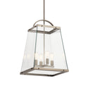 Four Light Foyer Pendant from the Darton Collection in Classic Pewter Finish by Kichler