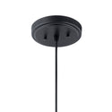 One Light Pendant from the Zailey Collection in Black Finish by Kichler