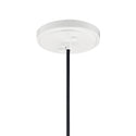 One Light Pendant from the Zailey Collection in White Finish by Kichler