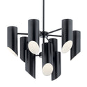 Nine Light Chandelier from the Trentino Collection in Black Finish by Kichler