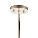 Six Light Chandelier from the Pim Collection in Polished Nickel Finish by Kichler