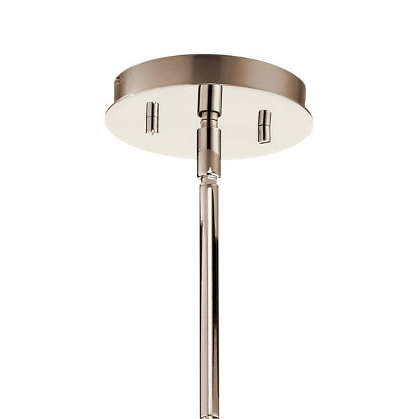 Six Light Chandelier from the Pim Collection in Polished Nickel Finish by Kichler
