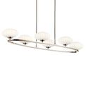 Six Light Chandelier from the Pim Collection in Polished Nickel Finish by Kichler
