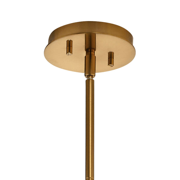 Seven Light Chandelier from the Pim Collection in Fox Gold Finish by Kichler