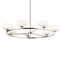 Seven Light Chandelier from the Pim Collection in Polished Nickel Finish by Kichler
