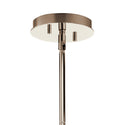 Seven Light Chandelier from the Pim Collection in Polished Nickel Finish by Kichler