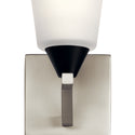 One Light Wall Sconce from the Skagos Collection in Brushed Nickel Finish by Kichler