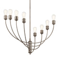 Eight Light Chandelier from the Hatton Collection in Classic Pewter Finish by Kichler