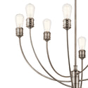 Eight Light Chandelier from the Hatton Collection in Classic Pewter Finish by Kichler