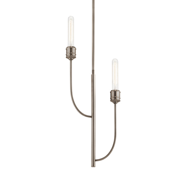 Two Light Pendant from the Hatton Collection in Classic Pewter Finish by Kichler