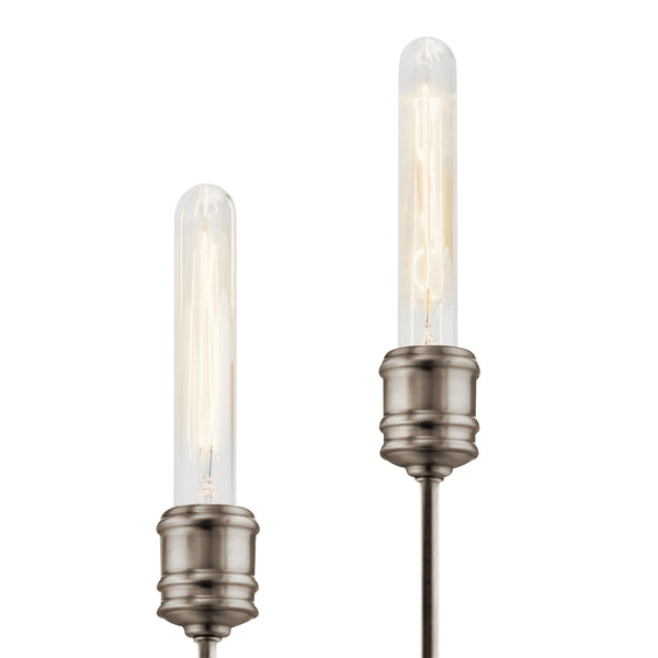 Two Light Wall Sconce from the Hatton Collection in Classic Pewter Finish by Kichler