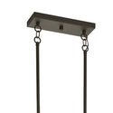 Three Light Linear Chandelier from the Marika Collection in Olde Bronze Finish by Kichler