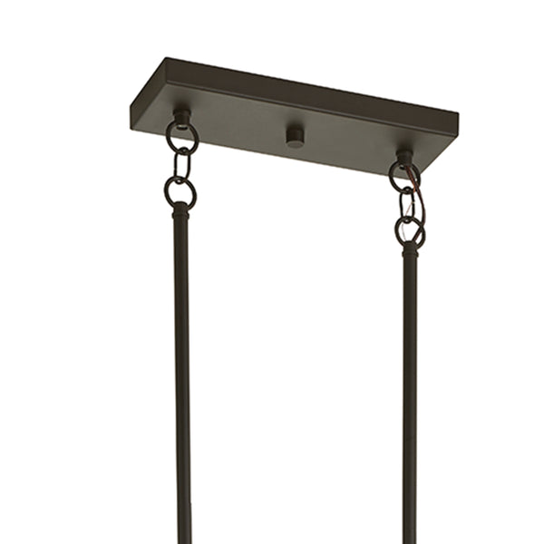 Three Light Linear Chandelier from the Marika Collection in Olde Bronze Finish by Kichler