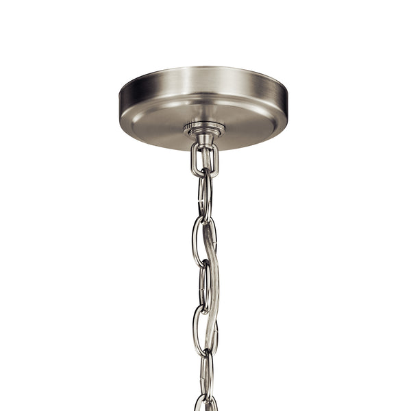 Four Light Foyer Chandelier from the Tula Collection in Brushed Nickel Finish by Kichler