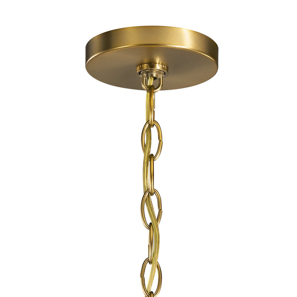 Six Light Chandelier from the Capitol Hill Collection in Classic Bronze Finish by Kichler