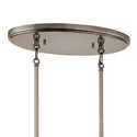 Eight Light Chandelier from the Nye Collection in Classic Pewter Finish by Kichler