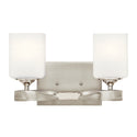 Two Light Bath from the Marette Collection in Brushed Nickel Finish by Kichler