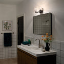 Two Light Bath from the Vionnet Collection in Black Finish by Kichler