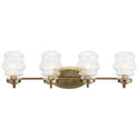 Four Light Bath from the Janiel Collection in Classic Bronze Finish by Kichler
