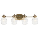 Four Light Bath from the Janiel Collection in Classic Bronze Finish by Kichler