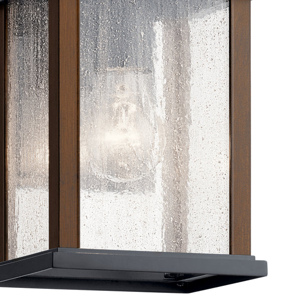 One Light Outdoor Wall Mount from the Marimount Collection in Black Finish by Kichler