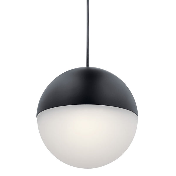 LED Pendant from the Moonlit Collection in Matte Black Finish by Kichler