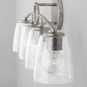 Four Light Vanity from the Oran Collection in Antique Silver Finish by Capital Lighting