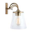 Three Light Vanity from the Jayne Collection in Aged Brass Finish by Capital Lighting