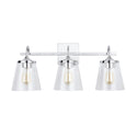 Three Light Vanity from the Jayne Collection in Chrome Finish by Capital Lighting