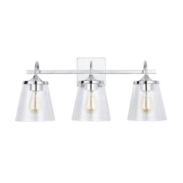 Three Light Vanity from the Jayne Collection in Chrome Finish by Capital Lighting