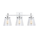 Three Light Vanity from the Jayne Collection in Chrome Finish by Capital Lighting