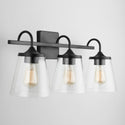 Three Light Vanity from the Jayne Collection in Matte Black Finish by Capital Lighting