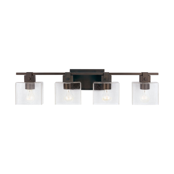 Four Light Vanity from the Graham Collection in Oil Rubbed Bronze Finish by Capital Lighting