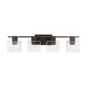 Four Light Vanity from the Graham Collection in Oil Rubbed Bronze Finish by Capital Lighting