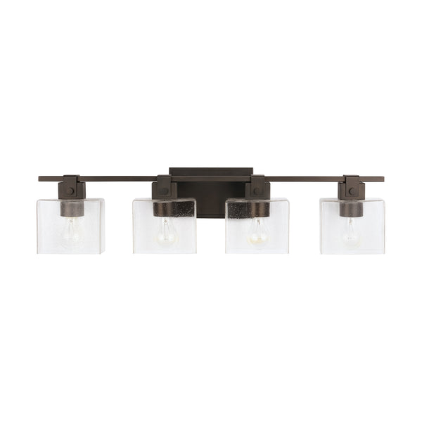 Four Light Vanity from the Graham Collection in Oil Rubbed Bronze Finish by Capital Lighting