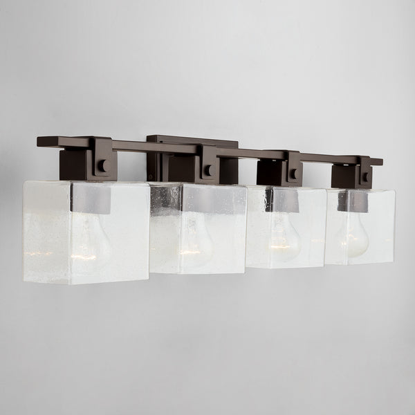 Four Light Vanity from the Graham Collection in Oil Rubbed Bronze Finish by Capital Lighting